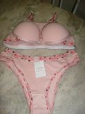 CONJUNTO SOUTIEN NADADOR E TANGA EM COTTON