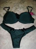 CONJUNTO SOUTIEN BOJO FRANZIDO E TANGA FIO DENTAL