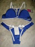 CONJUNTO NADADOR BOJO FRANZIDO E TANGA FIO DENTAL