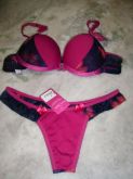 CONJUNTO SOUTIEN E TANGA FIO DENTAL ESTAMPADO
