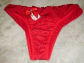 TANGA EM TACTEL E RENDA